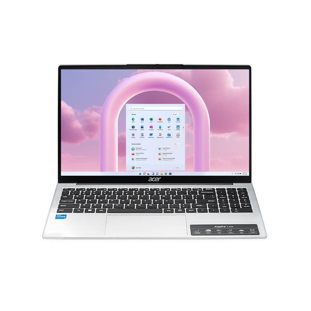 Acer Aspire Lite 12th Gen Intel Core i5-12450H Processor Laptop (Windows 11 Home/ 16 GB RAM/ 1 TB SSD) AL15-52H with 39.6 cm (15.6") Full HD IPS Display, Pure Silver, 1.7 KG Ref. UN.347SI.005
