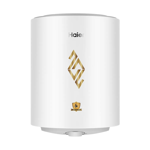 Haier-ES15V-VL-F 15L Cylindrical Water Heater - Metal 5 star