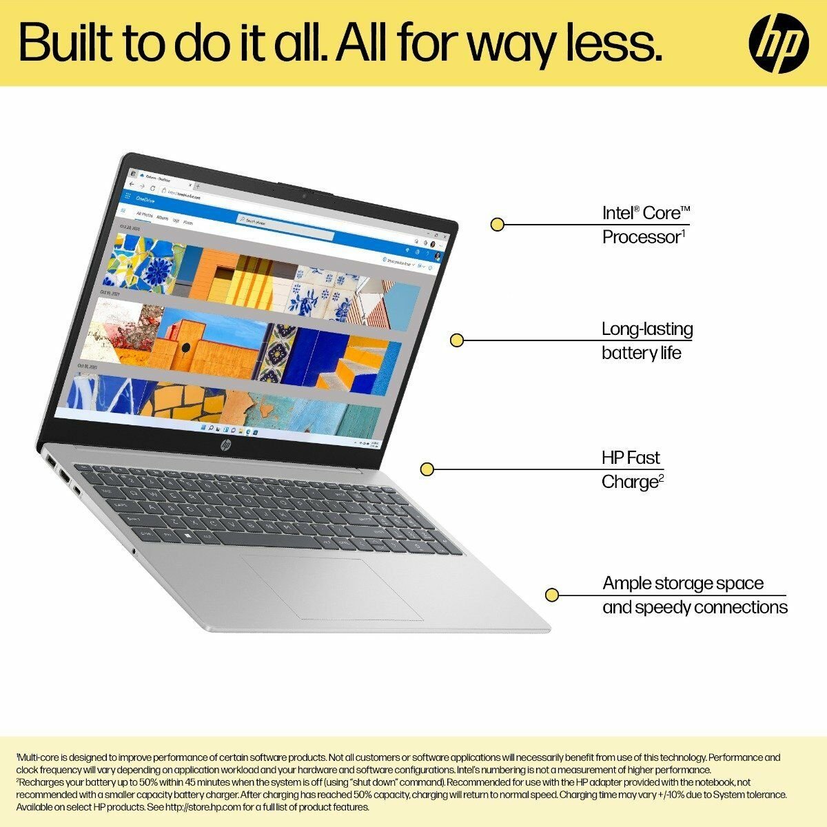 HP Laptop 39.6 cm (15.6) 15-fd0070TU, Silver