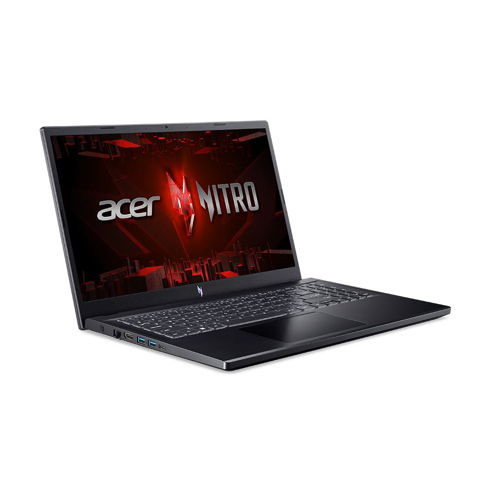 Acer Nitro V Gaming Laptop Intel Core i7-13620H Processor (Windows 11 Home/ 16 (1*16) GB/ 512 GB SSD/ NVIDIA GeForce RTX 4050/ 165Hz) ANV15-51 with FHD 39.62 cm (15.6") IPS Display, Obsidian Black, 2.1 KG Ref. NH.QN8SI.001