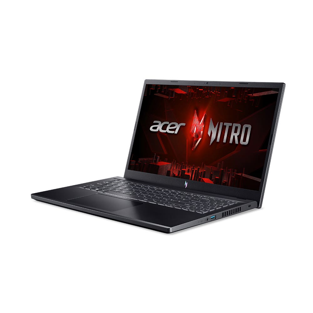 Acer Nitro V Gaming Laptop Intel Core i7-13620H Processor (Windows 11 Home/ 16 (1*16) GB/ 512 GB SSD/ NVIDIA GeForce RTX 4050/ 165Hz) ANV15-51 with FHD 39.62 cm (15.6") IPS Display, Obsidian Black, 2.1 KG Ref. NH.QN8SI.001