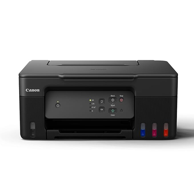 Canon PIXMA MegaTank G2730 All-in-one (Print, Scan, Copy) Inktank Printer with Small Size Ink Bottles, Scan The QR Code & Get a JBL Speaker