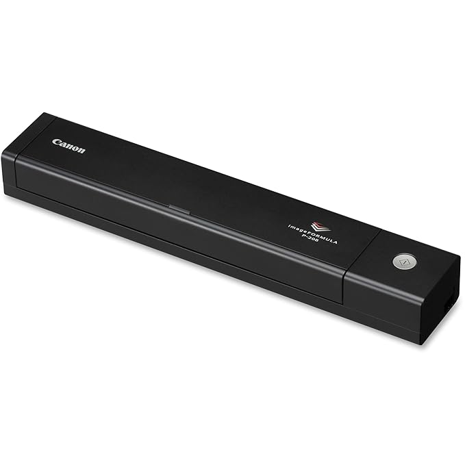 Canon imageFORMULA P-208II Scan-tini Personal Document Scanner Black