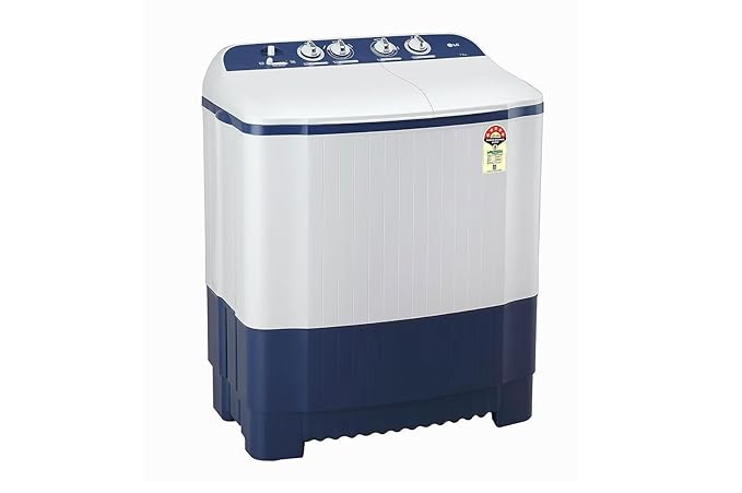 LG-P7510RBAZ 7.5 Kg Semi Automatic Top Load Washing Machine White, Dark Blue