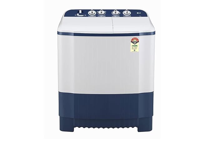 LG-P7510RBAZ 7.5 Kg Semi Automatic Top Load Washing Machine White, Dark Blue