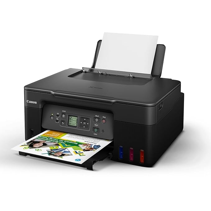 Canon PIXMA MegaTank G3770 BK All-in-one WiFi Inktank Colour Printer for Home & Office with 1 Year Additional Warranty on Product Registration