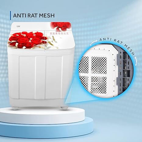 Haier-HTW85-178 8.5 Kg 5 Star Voltex Pulsator Semi-Automatic Top Load Washing Machine