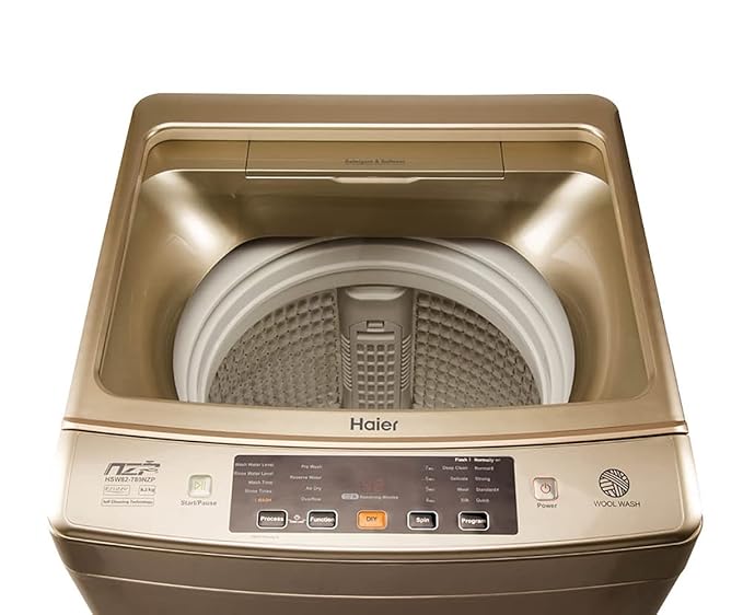 Haier-HSW85-789GNZP 8.5 Kg Top Load Fully Automatic Washing Machine ( Champaign Gold)