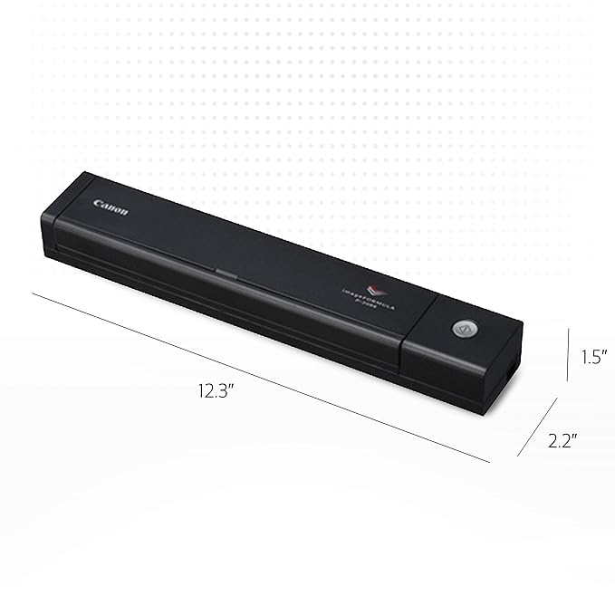 Canon imageFORMULA P-208II Scan-tini Personal Document Scanner Black
