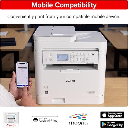 Canon imageCLASS MF284dw - Monochrome, Duplex, Wireless Laser Printer, Multifunction with Print, Copy, Scan, Auto Document Feeder