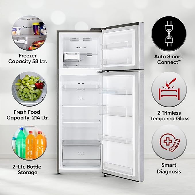 LG-GL-N312SDSY 272 L 2 Frost-Free Smart Inverter Compressor Double Door Refrigerator