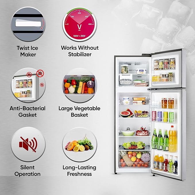 LG-GL-N312SDSY 272 L 2 Frost-Free Smart Inverter Compressor Double Door Refrigerator