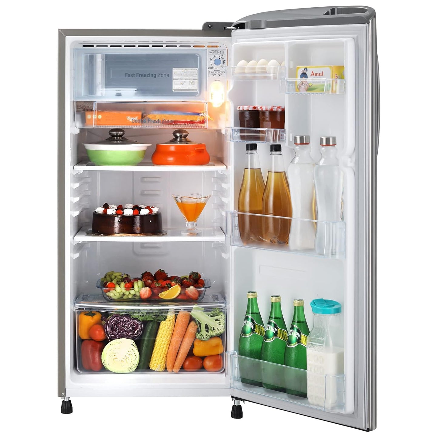 LG-GL-B201APZD 185 L 3 Star Direct-Cool Single Door Refrigerator
