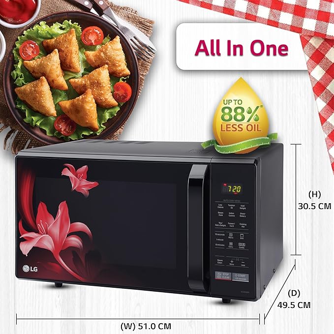 LGMC2846BR 28 L Convection Microwave Oven(Black)