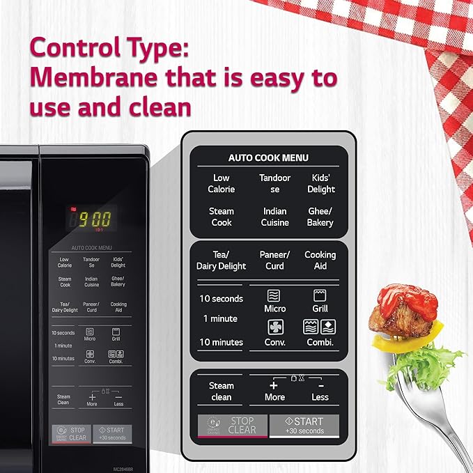 LGMC2846BR 28 L Convection Microwave Oven(Black)
