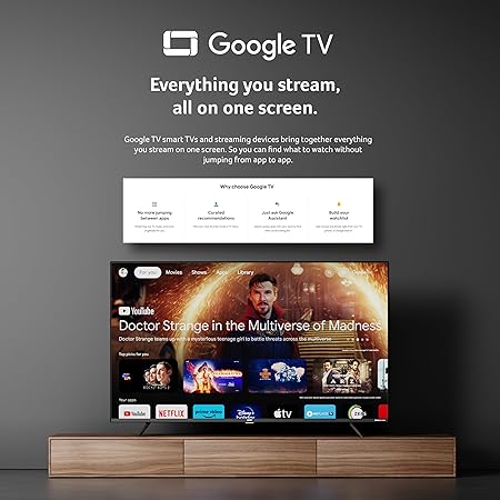 Acer 139 cm ZL.X015U.00D (55 inches) Super Series 4K Ultra HD Smart Google TV with Android 14 (Black) | MEMC | ALLM | VRR |