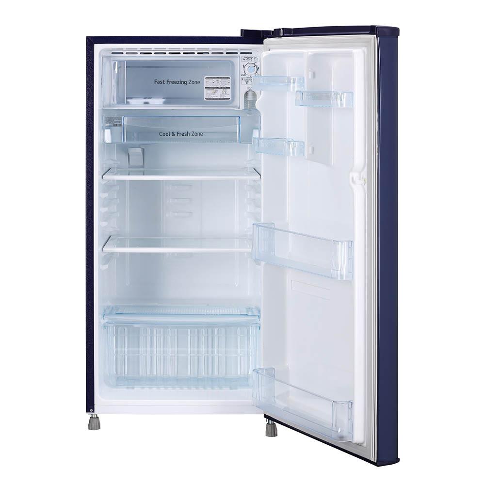 GL-B199GBJB-LG 185 L, Fast Ice Making, Toughened Glass Shelves ( Blue Jasmine)
