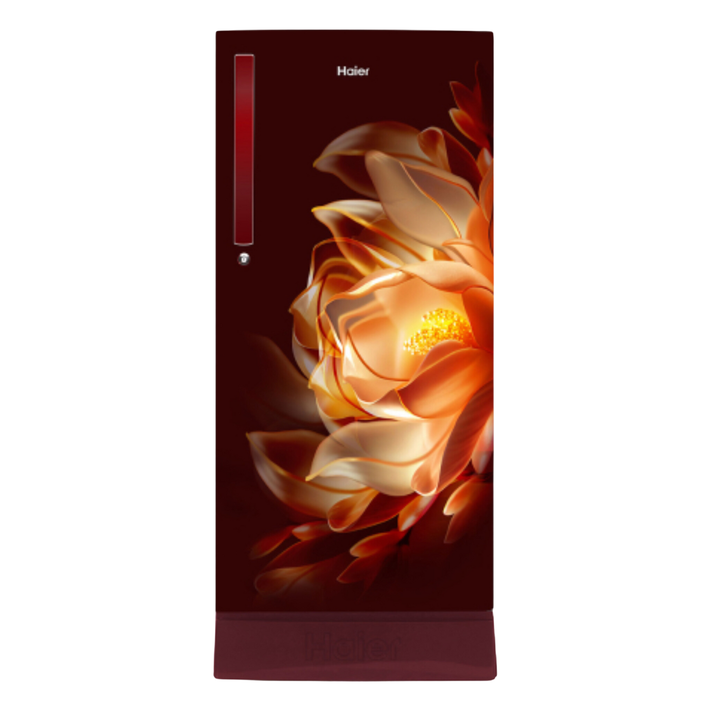 Haier-HRD-2103CGF 190 L, 3 Star, Golden Flora Finish Direct Cool Single Door Refrigerator