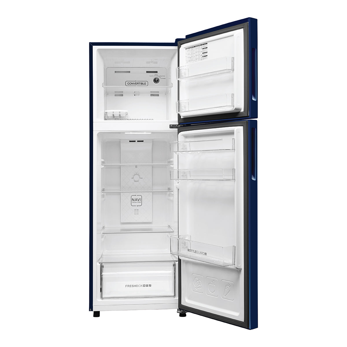 Haier-HRF-2902BGI-P 240 L, 2 Star, Green Inox Finish Top Mounted Frost Free Refrigerator