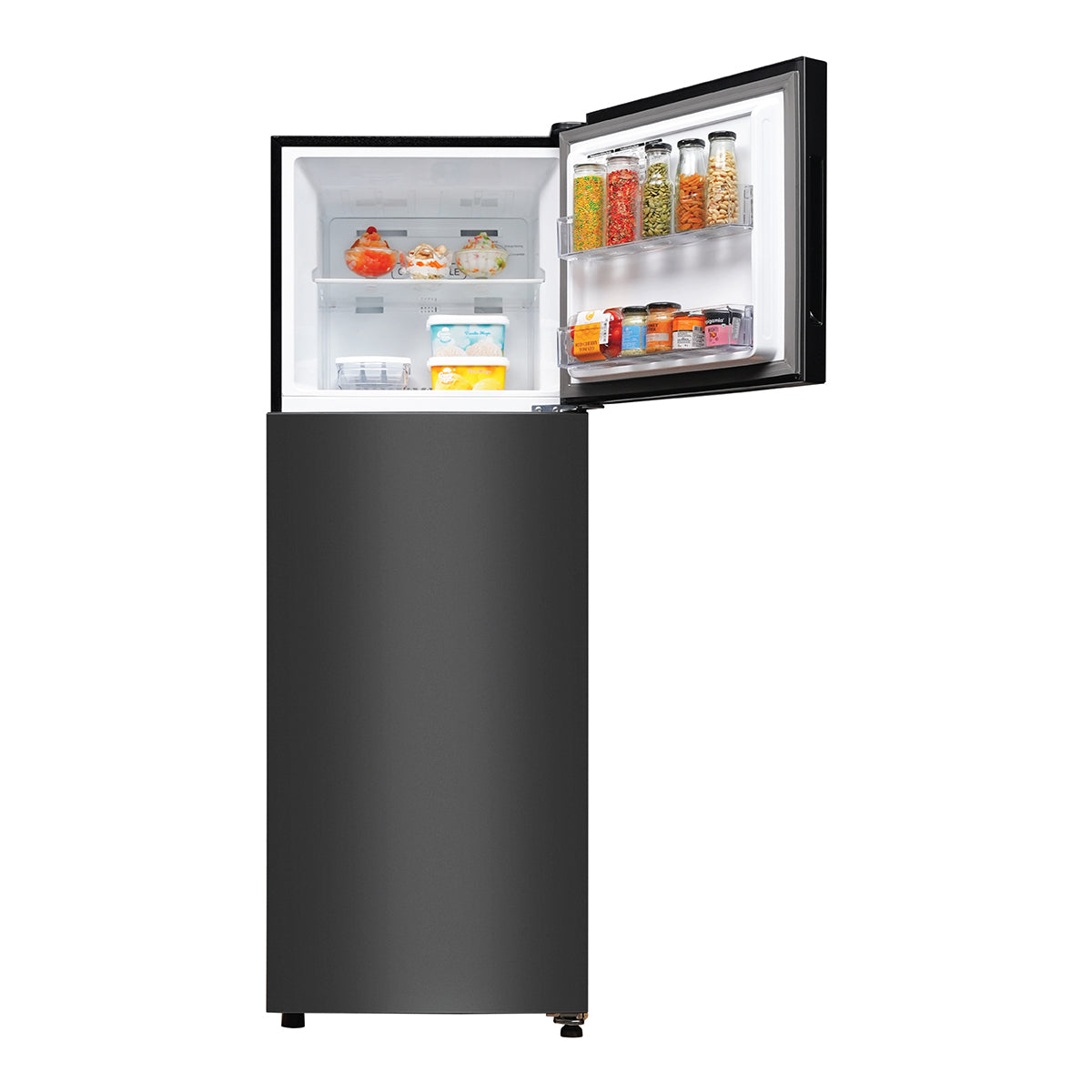 Haier-HRF-2902BGB-P 240 L, 2 Star, GE Black Finish Top Mounted Frost Free Refrigerator