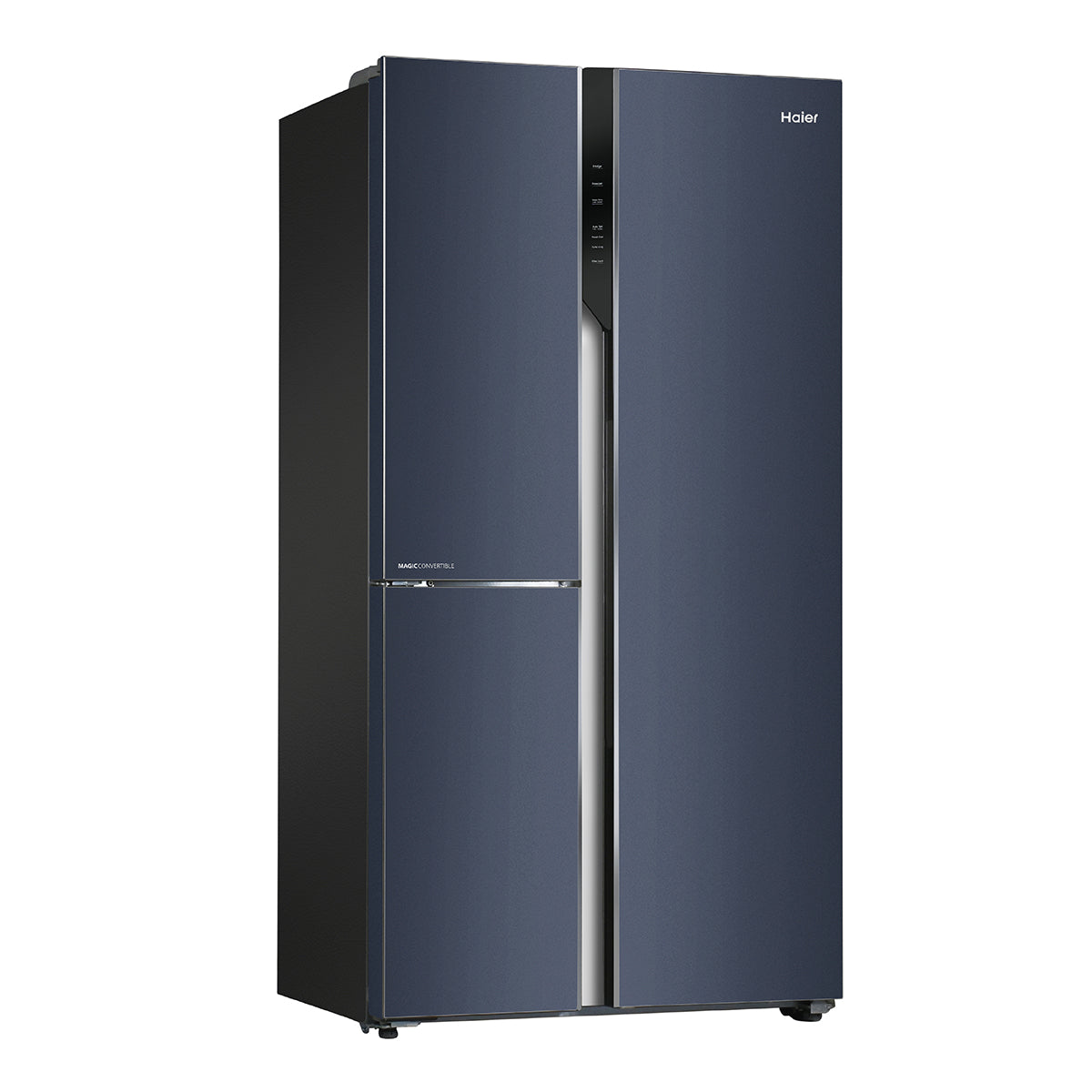 Haier HRT-683GKU 598L, Graphite Black Finish, 3 Door Side by side Refrigerator
