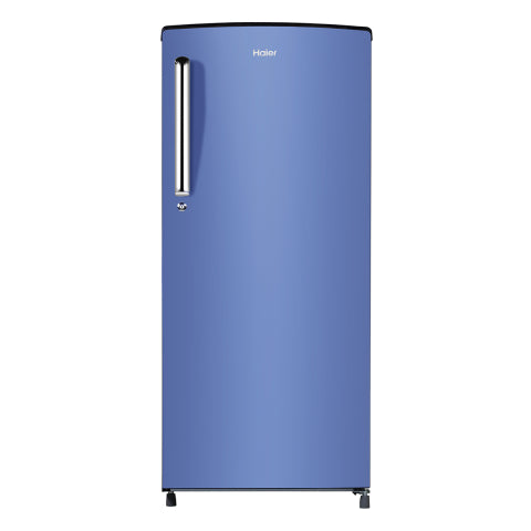 Haier-HRD-2062BRB-N 185 L, 2 Star, Radish Blue Finish Direct Cool Single Door Refrigerator