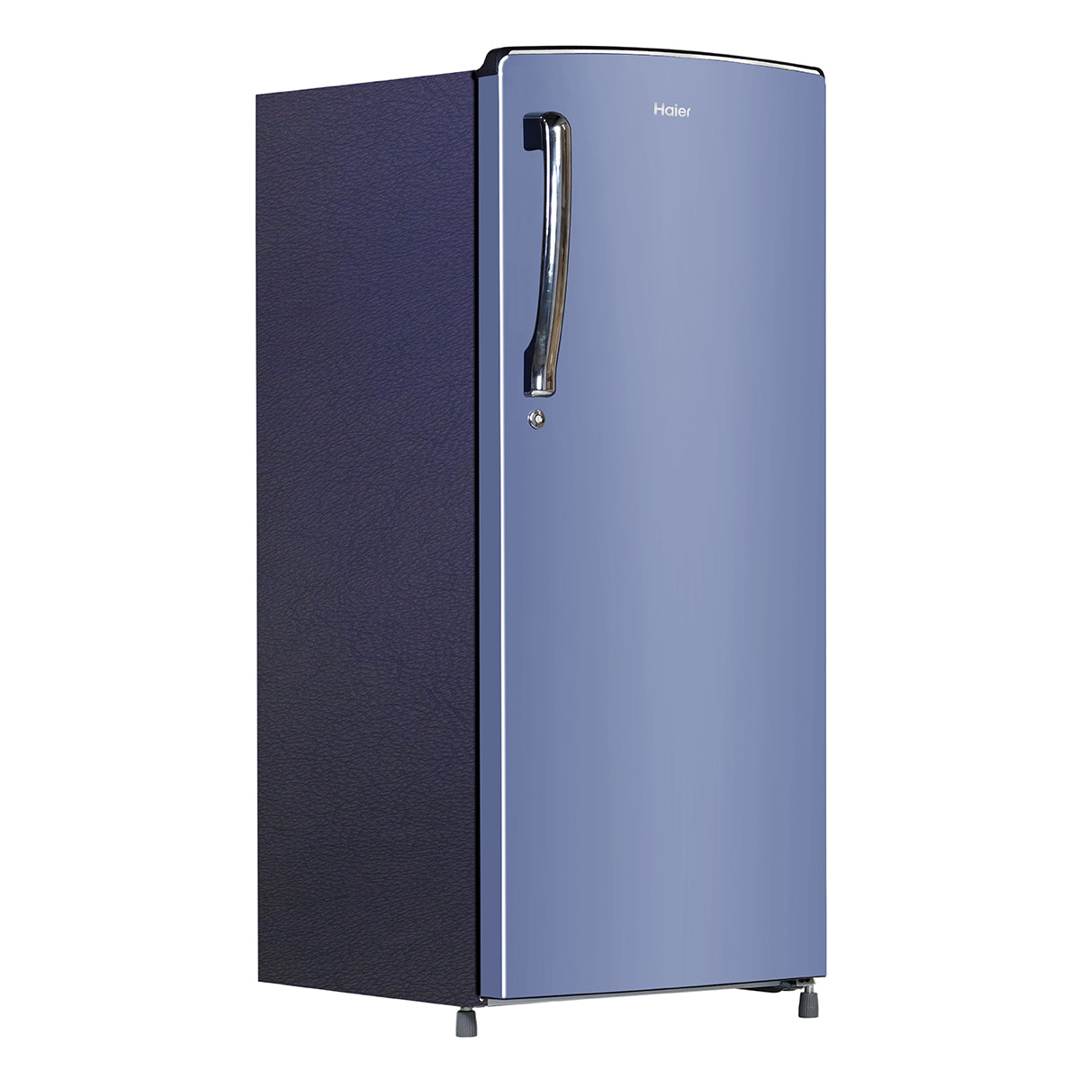 Haier-HRD-2062BRB-N 185 L, 2 Star, Radish Blue Finish Direct Cool Single Door Refrigerator
