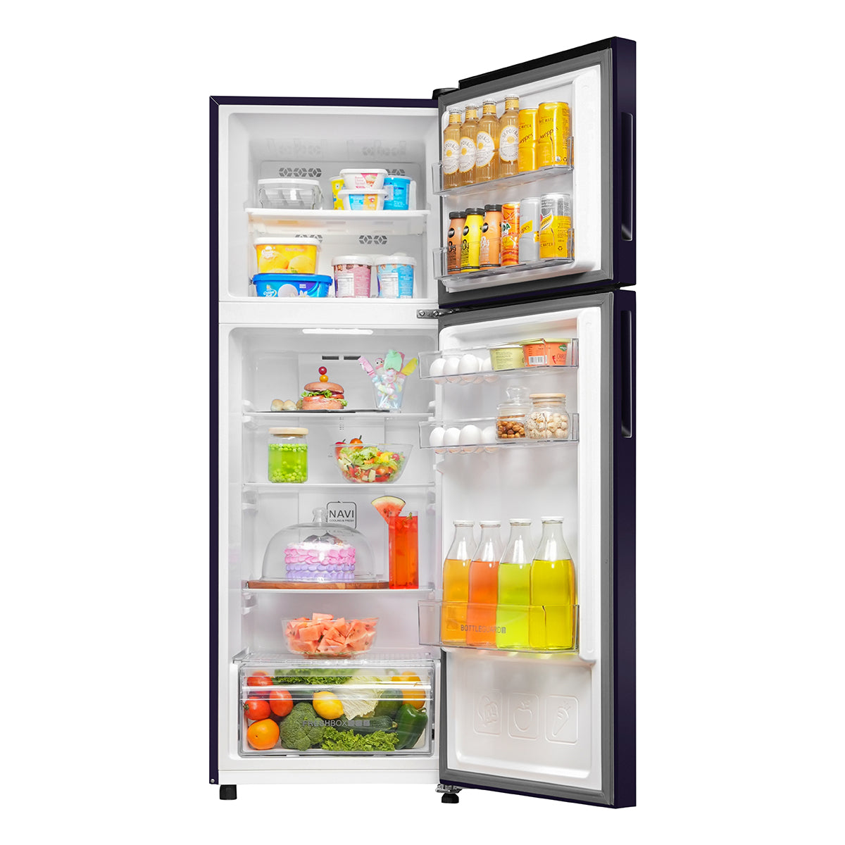 Haier-HRF-2902EMR-P 240 L , 2 Star, Marine Rose Finish Top Mounted Frost Free Refrigerator