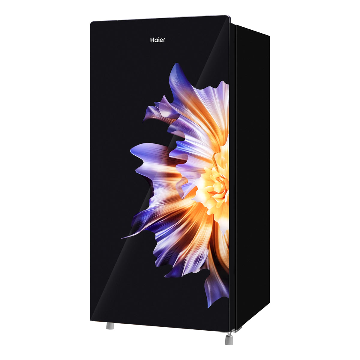 Haier-HRD-2103CZG-P 190 L, 3 Star, Zoom Glass Finish Direct Cool Single Door Refrigerator
