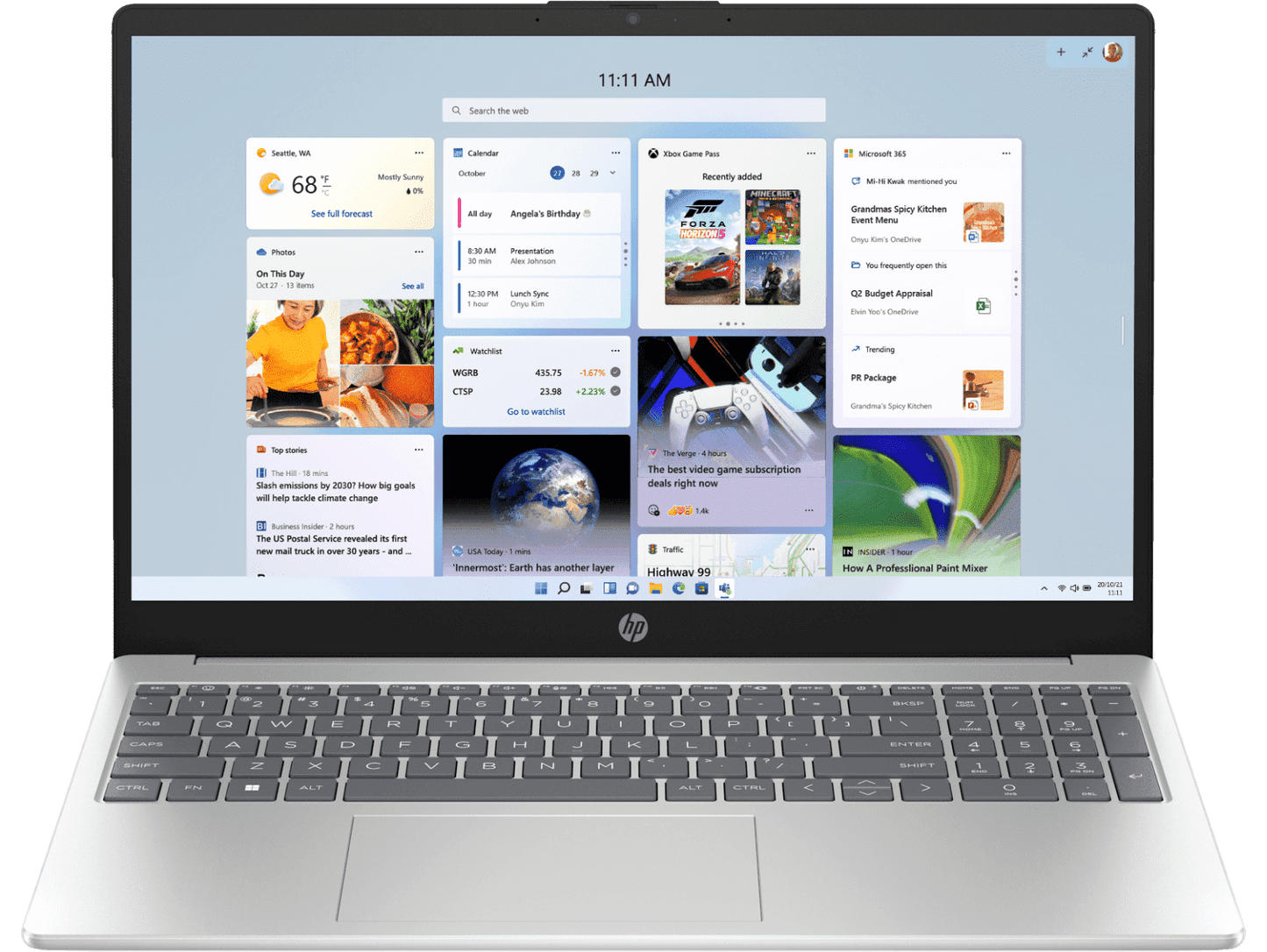 HP Laptop 39.6 cm (15.6) 15-fc0026AU , Silver