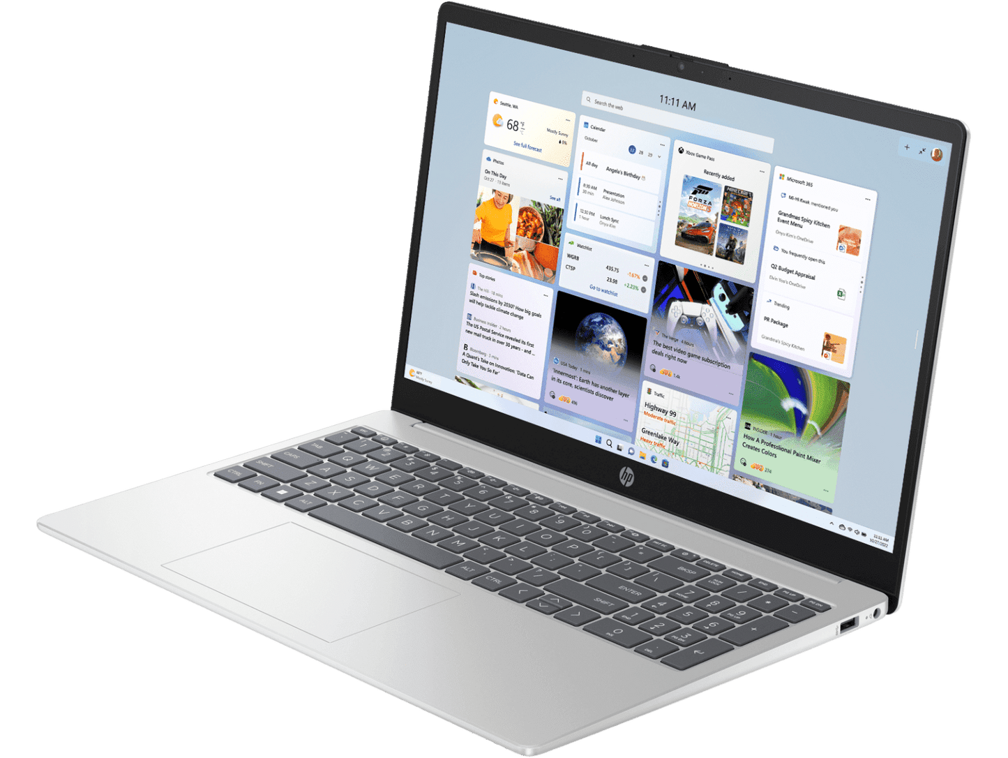 HP Laptop 39.6 cm (15.6) 15-fd0070TU, Silver