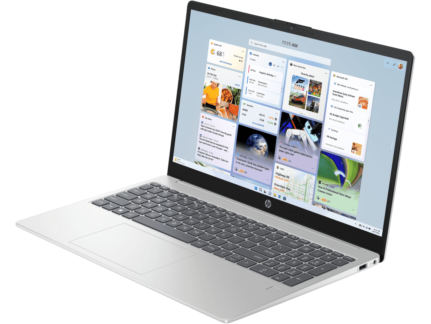 HP Laptop 39.6 cm (15.6) 15-fd0186TU, Silver