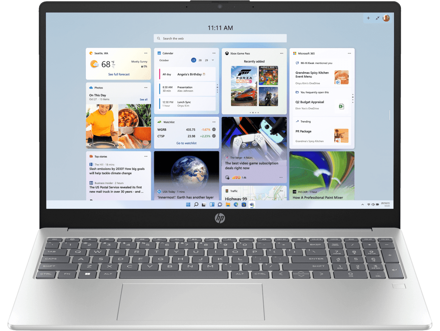 HP Laptop 39.6 cm (15.6) 15-fd0186TU, Silver