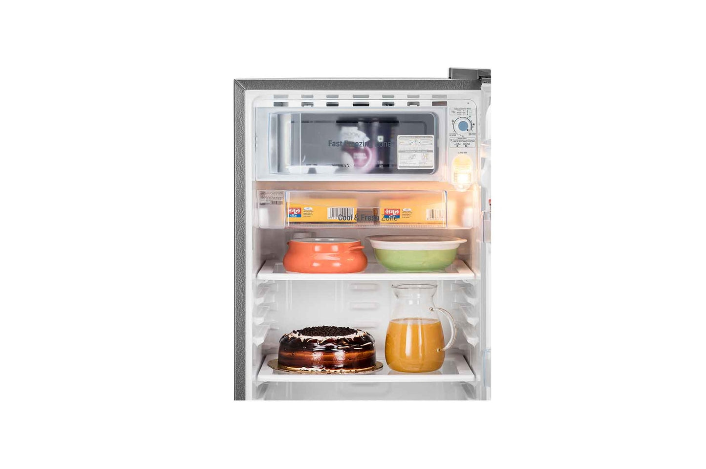LG-GL-B181OGXB 180L, 1 Star, Dim Gray Finish, Direct Cool Single Door Refrigerator