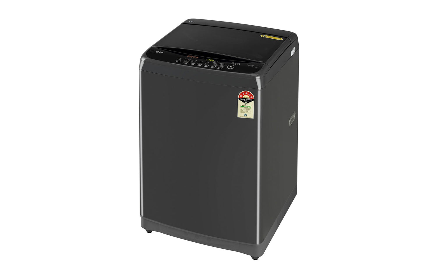 LG-T80SPMB1Z 8Kg Top Load Washing Machine, Smart Inverter Motor, Middle Black