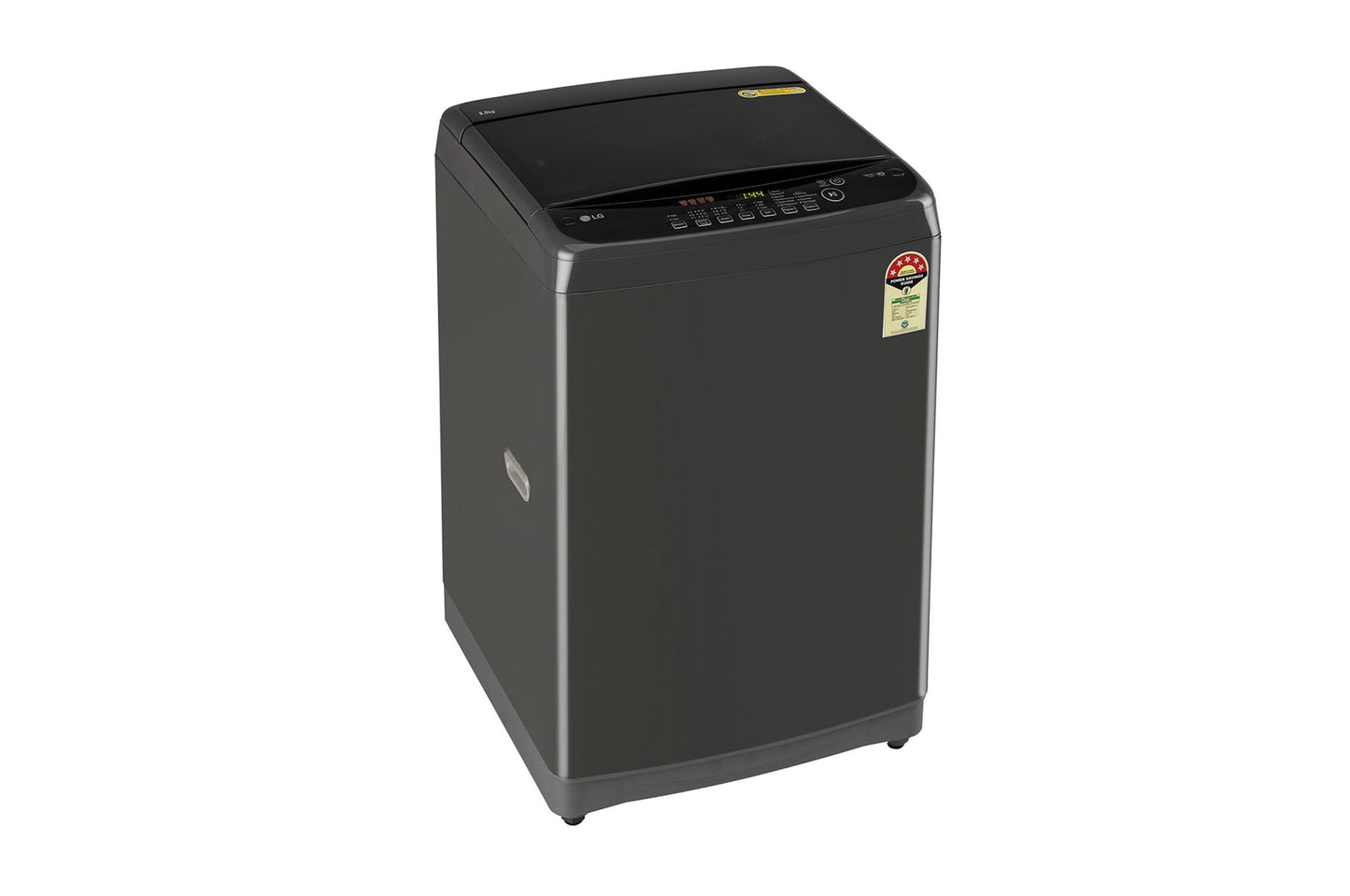 LG-T80SPMB1Z 8Kg Top Load Washing Machine, Smart Inverter Motor, Middle Black