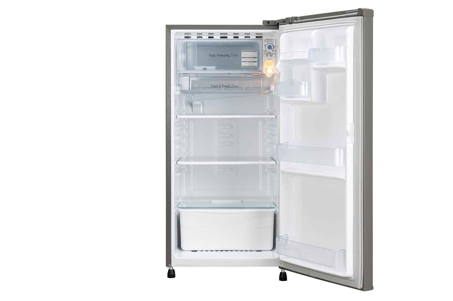 LG-GL-B181OGXB 180L, 1 Star, Dim Gray Finish, Direct Cool Single Door Refrigerator