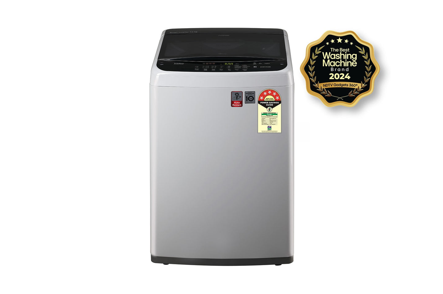 T70SPSF1ZA-LG 7.0kg, 5 Star, Smart Inverter Technology 5 Star Rating| Smart Inverter Technology| TurboDrum™| Waterfall Circulation| Smart Filter™