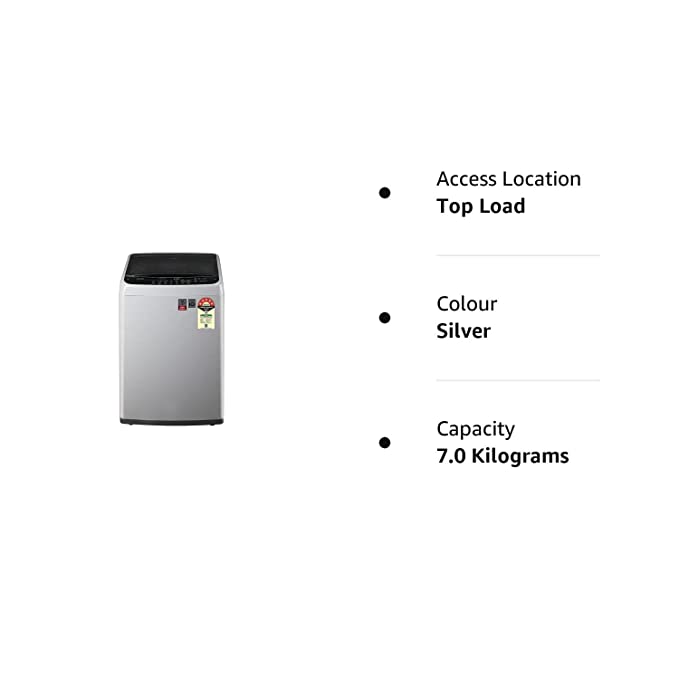 T70SPSF1ZA-LG 7.0kg, 5 Star, Smart Inverter Technology 5 Star Rating| Smart Inverter Technology| TurboDrum™| Waterfall Circulation| Smart Filter™