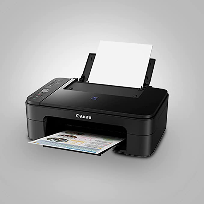 Canon PIXMA E3370 All-in-One Wireless Ink Efficient Color Printer (Black)