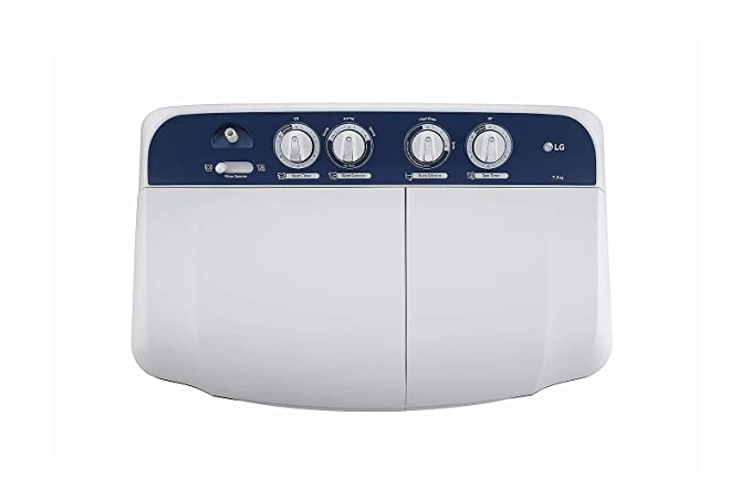 LG-P7010NBAZ 7.0 kg Semi Automatic Top Load Washing Machine White, Blue