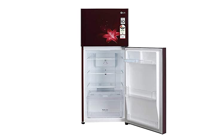 GL-N292BRGY-LG 260 Litres 2 Star Double Door Refrigerator (Ruby Glow)
