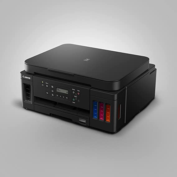 Canon PIXMA G6070 All-in-one Wi-Fi Colour Ink Tank Printer with Auto-Duplex Printing and Networking (Black)