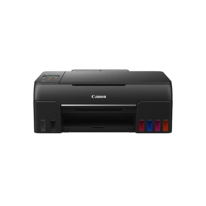 Canon PIXMA G670 All-in-One 6-Colour Inktank Wi-Fi Photo Printer, Black, Standard