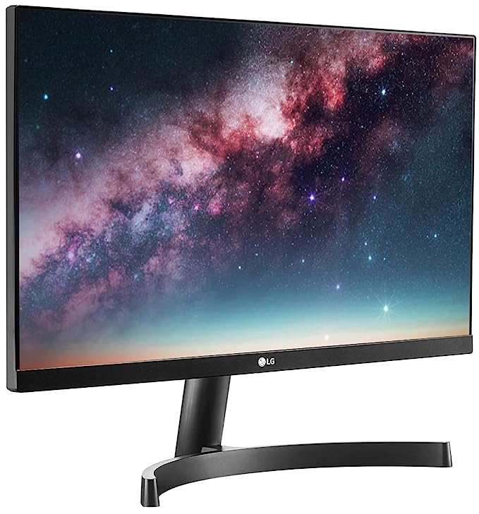 22MK600M - LG 21.5 Inch (54.61 Cm) Full Hd 1920 X 1080 Pixels Slim IPS Panel LCD Monitor, Hdmi X 2 & Vga Port,