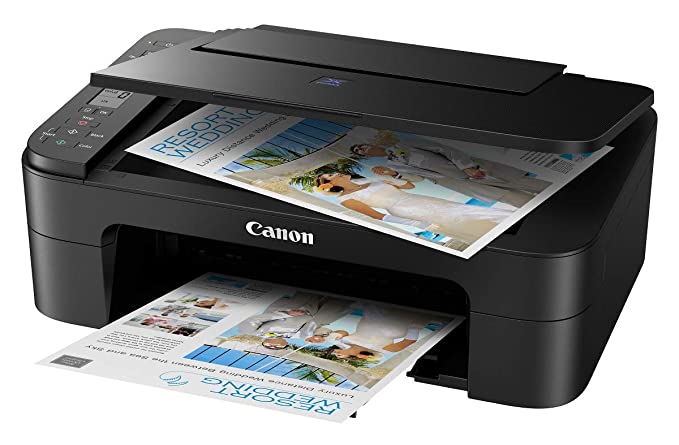 Canon PIXMA E3370 All-in-One Wireless Ink Efficient Color Printer (Black)