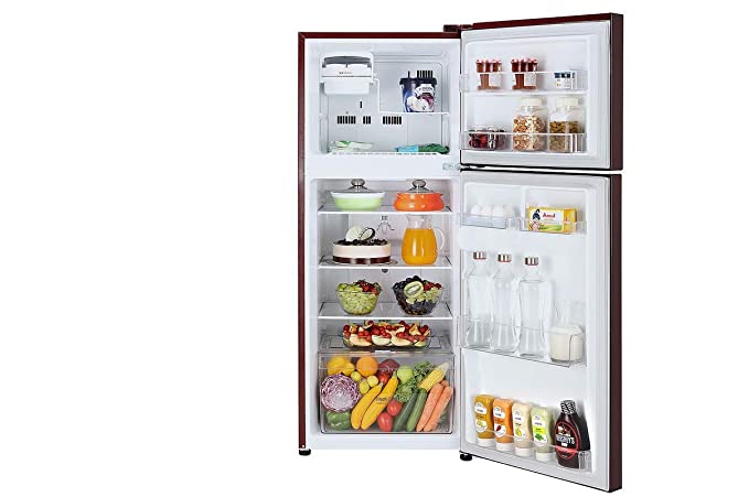 GL-N292BRGY-LG 260 Litres 2 Star Double Door Refrigerator (Ruby Glow)