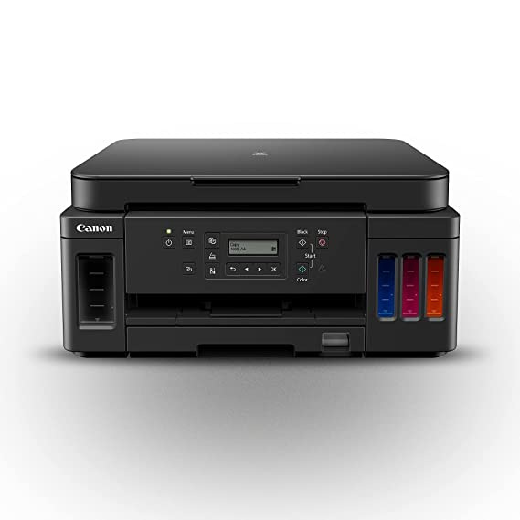 Canon PIXMA G6070 All-in-one Wi-Fi Colour Ink Tank Printer with Auto-Duplex Printing and Networking (Black)