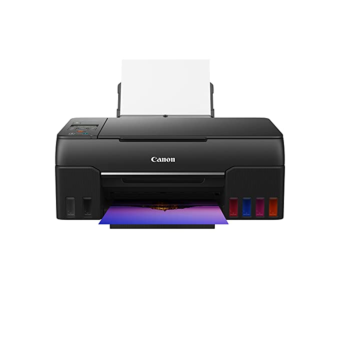 Canon PIXMA G670 All-in-One 6-Colour Inktank Wi-Fi Photo Printer, Black, Standard