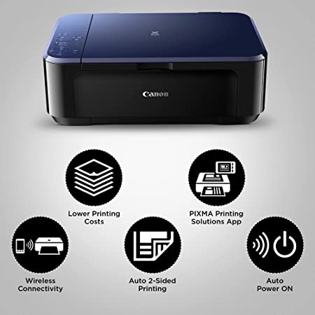 Canon E560 Multifunction Wireless Ink Efficient Colour Printer with Auto-Duplex Printing